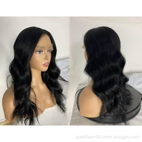 Wholesale Double Drawn 13X4 13X6 Hd Swiss Lace Frontal Wig,Raw Virgin Cuticle Aligned Wig,Brazilian Human Hair Lace Front Wig